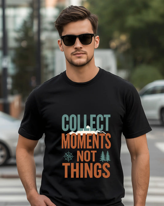 Collect Moments Graphic T-Shirt - Cotton Stretch Tee