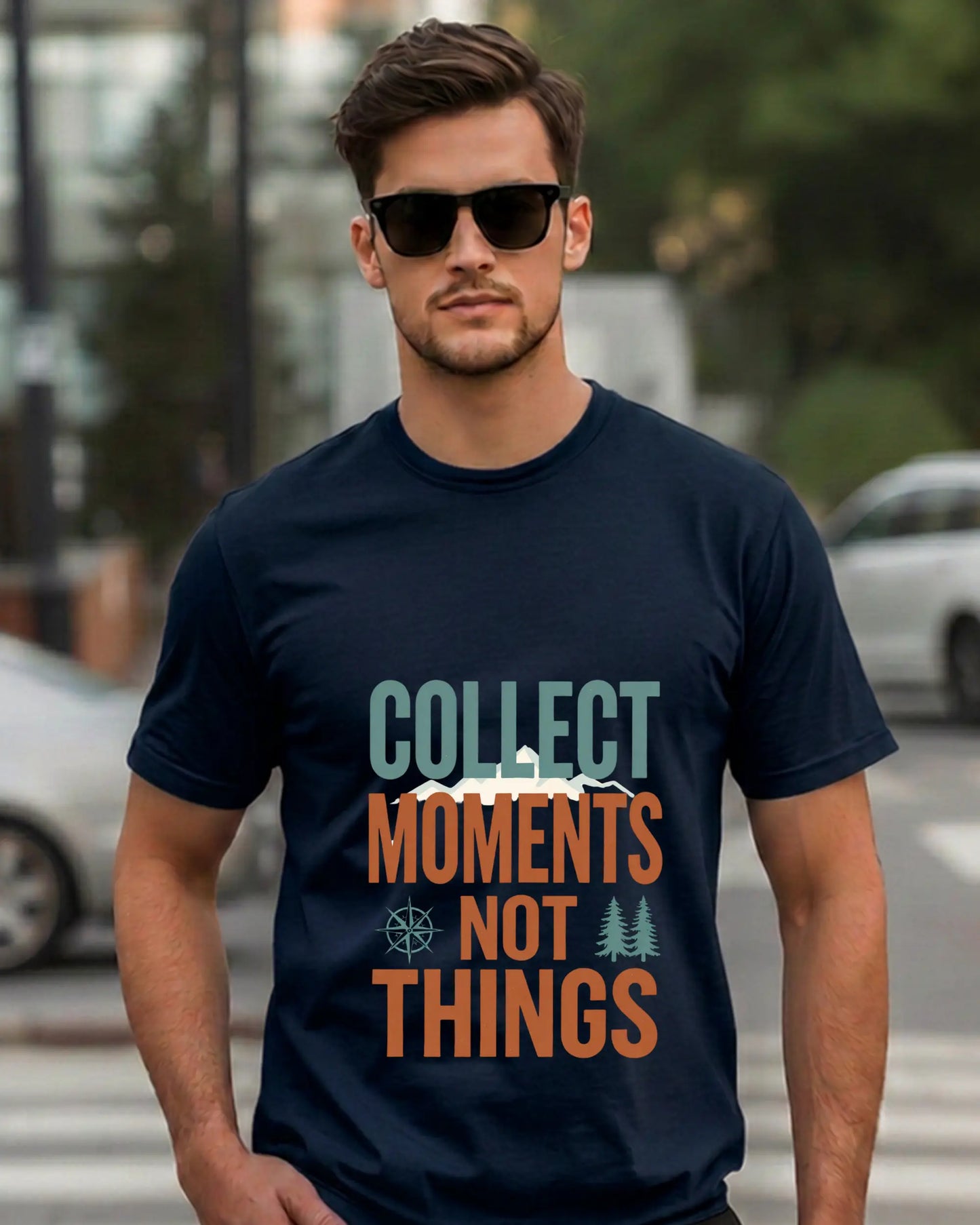 Collect Moments Graphic T-Shirt - Cotton Stretch Tee