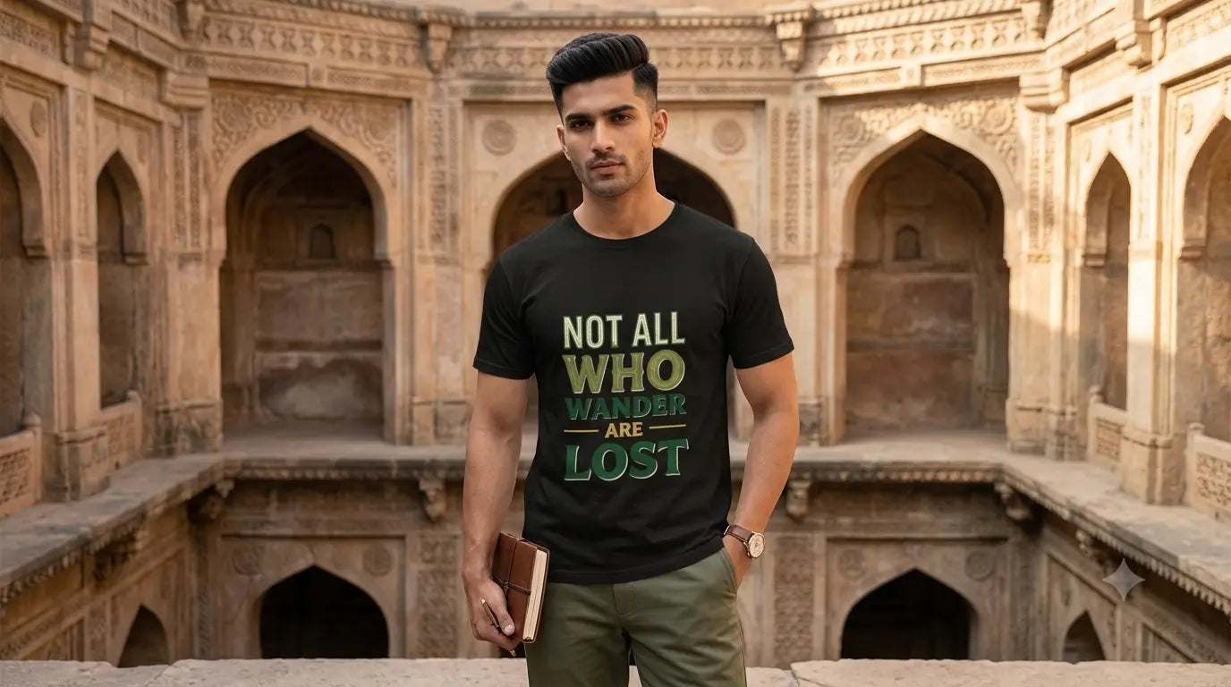 Not All Who Wander Are Lost T-Shirt - 100% Cotton Tee