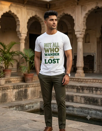 Not All Who Wander Are Lost T-Shirt - 100% Cotton Tee