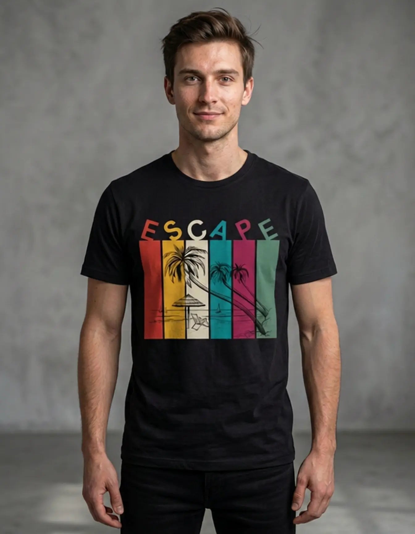 Escape Black T-Shirt
